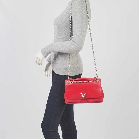 Louis Vuitton Rubis Monogram Leather Very Chain Bag - Picture 10 of 10